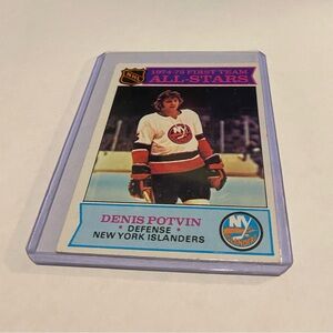 Denis Potvin 1974-75 Topps Hockey Card All-Star #287 Vintage Collectible